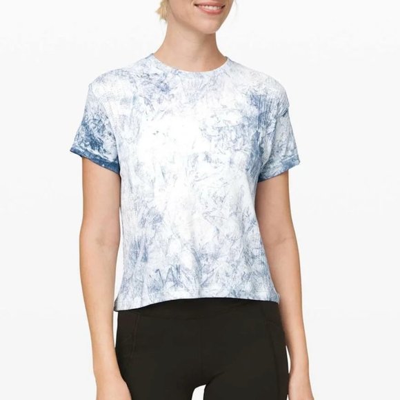 lululemon athletica Tops - Lululemon Train to Be Short Sleeve White / Luna